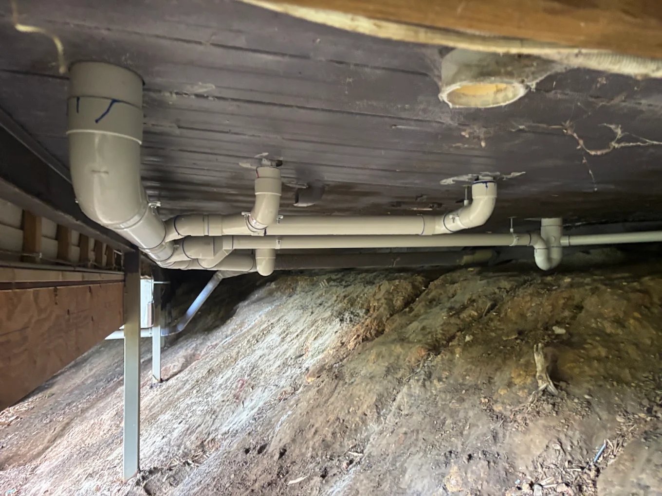 Underfloor drainage replacement, Brent Smith Plumbing and Gas